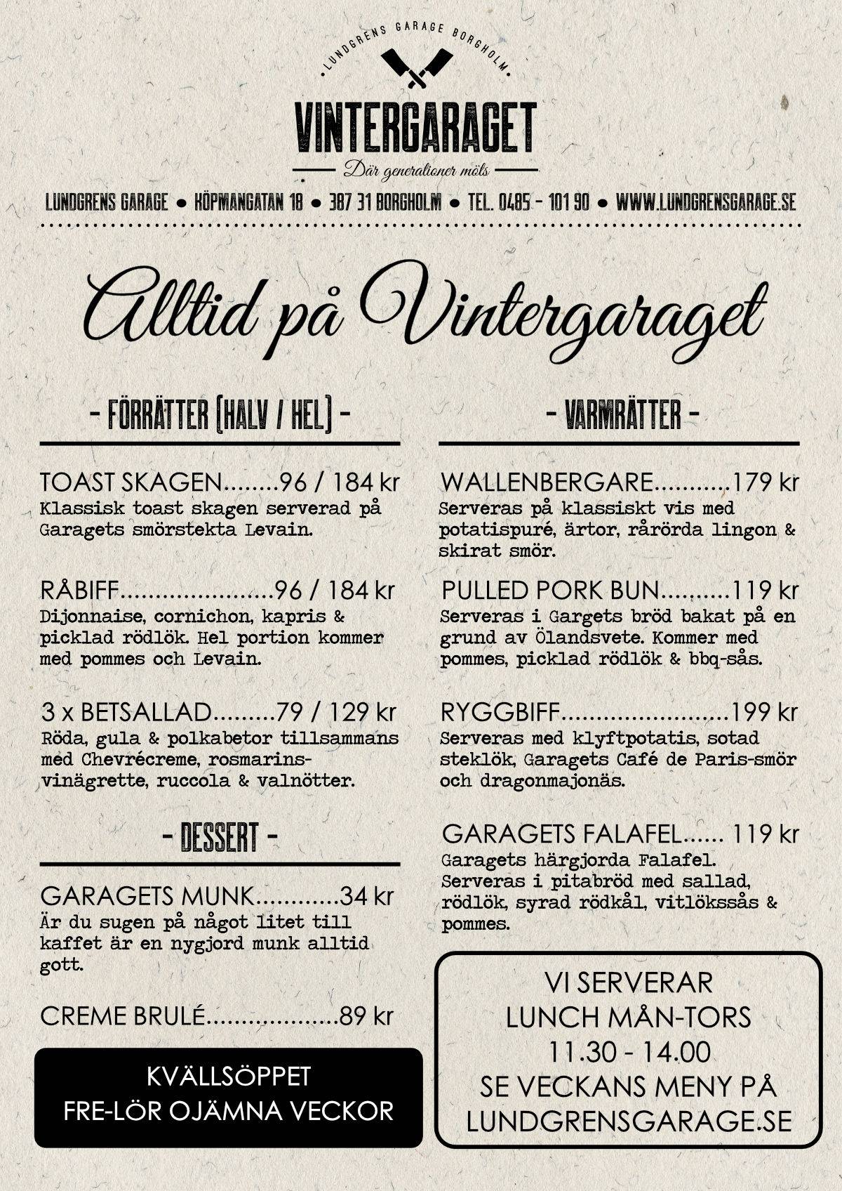 Endast alltid på Garaget